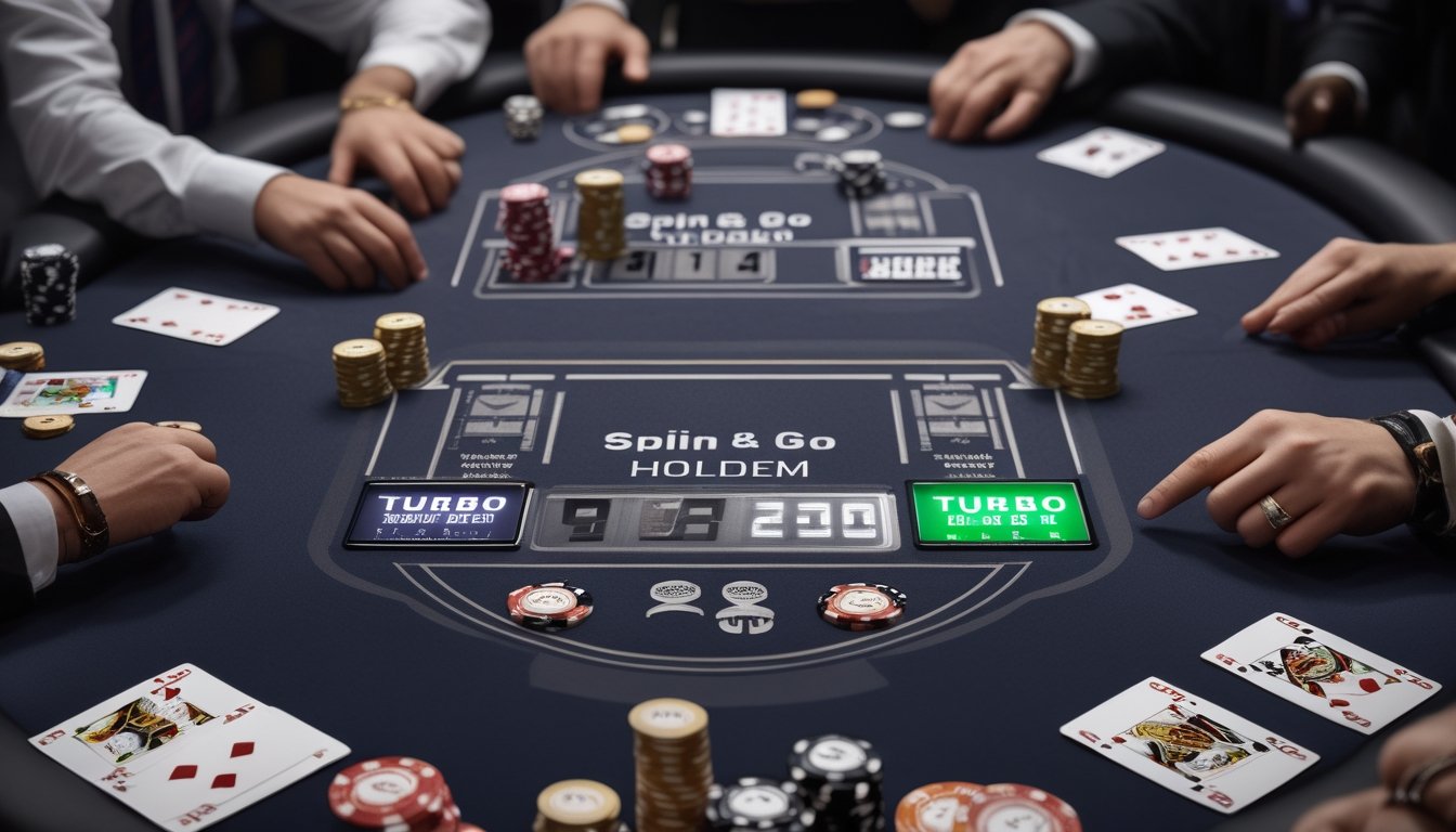 Perbedaan Spin & Go Poker, Turbo, dan Hyper-Turbo Hold’em yang Wajib Diketahui untuk Pemain Cerdas