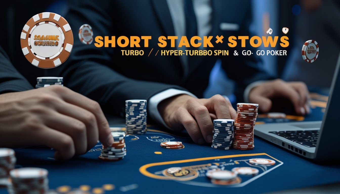 Strategi Short Stack Efektif Di Turbo Dan Hyper-Turbo Spin & Go Poker Online